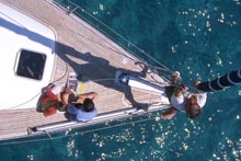 Frühstück am Deck